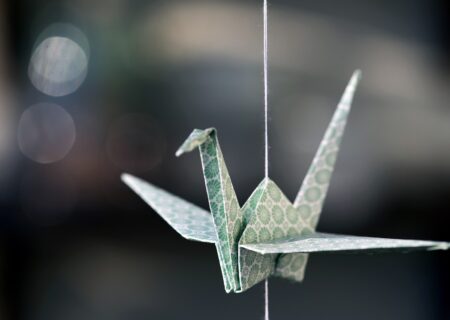 Folding cranes for peace